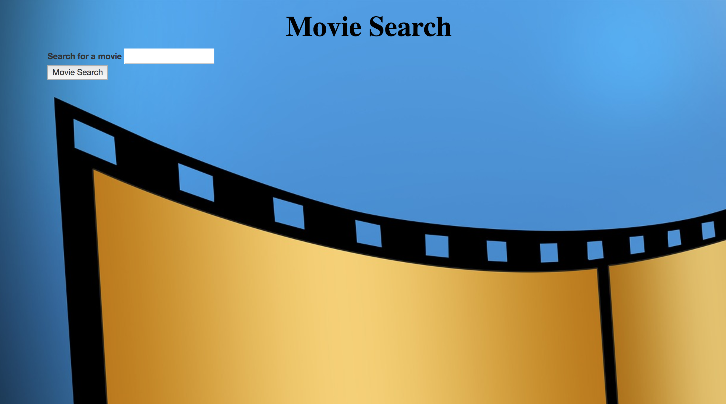 Movie Search screen capture